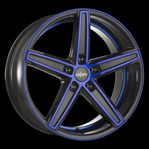 Oxigin 18 Concave blue polish Wheel 9x20 - 20 inch 5x114,3 bold circle