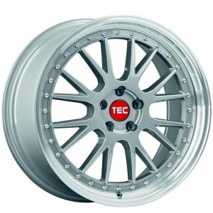TEC GT EVO titan-polished-lip Wheel 8x18 - 18 inch 5x100 bolt circle