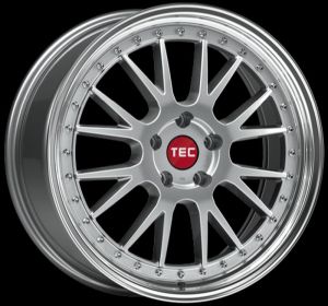 TEC GT EVO Hyper-Silber-Hornpoliert Felge 8x18 - 18 Zoll 5x112 Lochkreis