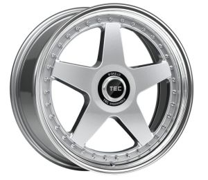 TEC GT EVO-R Hyper-Silber-polished Wheel 8x18 - 18 inch 5x100 bolt circle