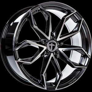 Tomason TN22 Dark Hyper black polished Wheel 8x18 - 18 inch 5x114,3 bold circle