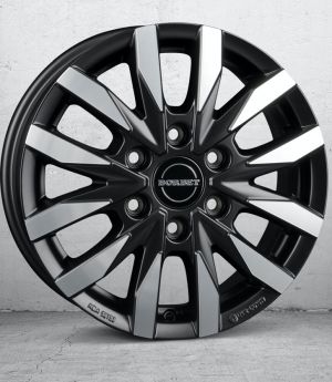 Borbet CW6 black polished matt Wheel 7,5x18 inch 6x139,7 bolt circle