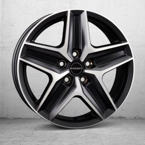 Borbet CWZ black polished matt Wheel 7,5x18 inch 5x112 bolt circle