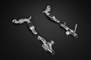 Capristo Exhaust system, compatible to OEM cats fits for Ferrari 488