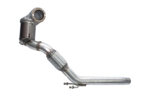 ECE Downpipe Ø 76mm front pipe fits for VW Passat 3C