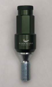Barracuda Racing Nut Green 74MM nut M14x1.5