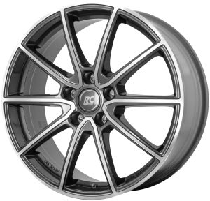 RC RC32 Himalaya Grey full polished (HGVP) Wheel 6,5x16 - 16 inch 5x114,3 bolt circle