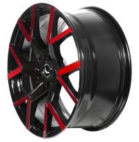 BARRACUDA TZUNAMEE EVO Black gloss Flashred Wheel 8x18 - 18 inch 5x112 bolt circle
