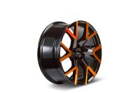 BARRACUDA TZUNAMEE EVO Black gloss Flashorange Wheel 8x18 - 18 inch 5x112 bolt circle