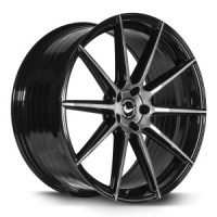 BARRACUDA PROJECT 2.0 Higloss-Black brushed Surface Wheel 9,5x22 - 22 inch 5x112 bolt circle