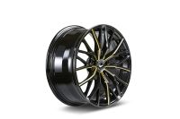 BARRACUDA PROJECT 3.0 Black gloss Flashgold Wheel 8,5x18 - 18 inch 5x115 bolt circle