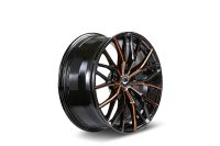 BARRACUDA PROJECT 3.0 Black gloss Flashorange Wheel 8,5x18 - 18 inch 5x120 bolt circle