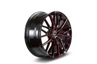 BARRACUDA PROJECT 3.0 Black gloss Flashred Wheel 8,5x18 - 18 inch 5x120 bolt circle