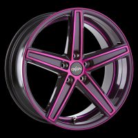 Oxigin 18 Concave pink polish Felge 9x21  - 21 Zoll 5x108 Lochkreis