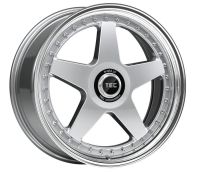 TEC GT EVO-R Hyper-Silber-polished Wheel 8x18 - 18 inch 5x100 bolt circle