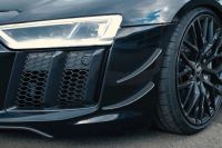 Frontfinnen Echtcarbon matt lackiert passend für Audi R8 4S