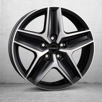 Borbet CWZ black polished matt Wheel 7,5x18 inch 5x112 bolt circle
