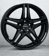 Borbet XR black glossy Wheel 8x18 inch 5x112 bolt circle