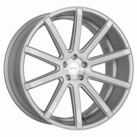 CORSPEED DEVILLE Silver-brushed-Surface 10.5x22 5x120 Lochkreis