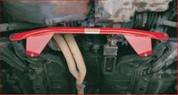 Fahrwerksstrebe Stahl vorne unten passend für  Honda CRX  / Civic (ab Bj. 88- 92)