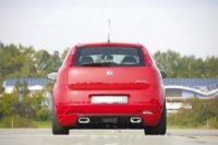 Heckansatz Rieger-Tuning, ABS, incl. Alugitter passend für Fiat Grande Punto