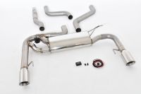 FMS Streetbeast 76mm duplex-catback-system (left & right) with flap-control fits for Ford Focus MK4 (DEH)