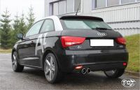 FOX Sportauspuff passend für Audi A1 Endschalldämpfer - 2x90 Typ 16