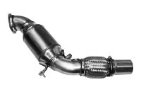 ECE Downpipe Ø 61,5mm front pipe fits for BMW 120i F20/F21
