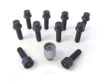 H&R Round-head screws R12 M12x1,5 x 45 black