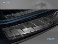 Weyer carbon rear bumper protection fits for AUDI A6C8