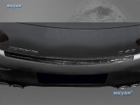 Weyer carbon rear bumper protection fits for MERCEDES C-KlasseC205, AMG,C43, C63