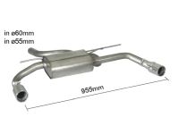 Ragazzon Stainless steel rear sil .. fits for BMW Serie4 F32-F33-F36