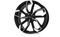 RC RC34 black glossy full polished (SGVP) Wheel 6.5X16 - 16 inch 5x108 bolt circle