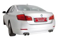 Remus Sportschalldämpfer für Links/Rechts-Anlage (ohne Endrohre) passend für BMW 5er F10 3,0l 6 Cyl, 190kw