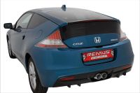 Remus ABS Heckschürzeneinsatz mittig, Carbon Optik, schwarz glänzend passend für Honda CR-Z 1,5l Hybrid 89 (auch 13 kW E-Motor)kw