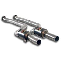 Supersprint Front exhaust with Metallic catalytic converter Right + Left fits for BMW E92 Coupè 335is Bi-turbo (326 Hp Motore N54) 10 - 13