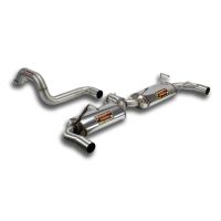 Supersprint Rear exhaust Right - Left fits for 595 ABARTH 1.4T -50° Anniversario- (180 Hp) 2015 -
