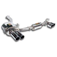 Supersprint Rear exhaust -Power loop design- Right OO80 + LeftOO80 fits for BMW E60 / E61 525i (218 Hp) (Berlina + Touring) 07 -