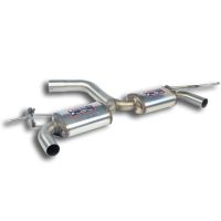 Supersprint Rear exhaust -Racing- right - left fits for AUDI A3 8P Sportback 2.0 TFSi (200 Hp) 05 -13 (Ø65mm)