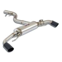 Supersprint Rear sport muffler  right O100 - left O100 with valve fits for BMW G21 (Touring) 320i 2.0T (B48 184 PS) 2019 -> (mit klappe)