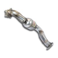 Supersprint Downpipe Links + Sport Metallkatalysator passend für AUDI A8 S8 QUATTRO 4.0 TFSI V8 (520 Hp) 2012 -