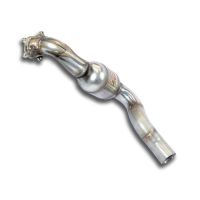 Supersprint Downpipe Links + Sport Metallkatalysator passend für AUDI A7 S7 Quattro 4.0T V8 (420 Hp) 2012 -