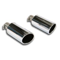 Supersprint Endpipe kit Right - Left O100 fits for SEAT LEON 1.6 TDi (105 Hp) 2009 -