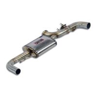 Supersprint Rear sport muffler  right-left Dual Sound, with valve fits for MERCEDES Z177 LWB A 250 (2.0T - 224 PS) 2020 -> (mit klappe)