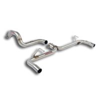 Supersprint Rear pipe kit Right - Left fits for 595 ABARTH 1.4T -50° Anniversario- (180 Hp) 2015 -