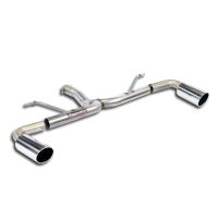 Supersprint Rear pipe Right O100 - Left O100(Muffler delete) fits for BMW F34 LCI Gran Turismo 335dX (313 PS) 2016 -> (Ø76mm)