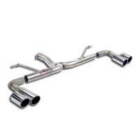 Supersprint Rear pipe Right OO80 - Left OO80(Muffler delete) fits for BMW F34 LCI Gran Turismo 330d (258 PS) 2016 ->